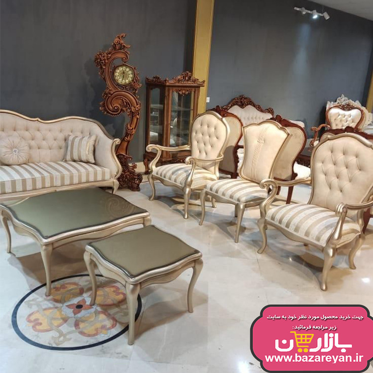 مبل کلاسیک 7 نفره مدل ویکتوریا با تخفیف ویژه