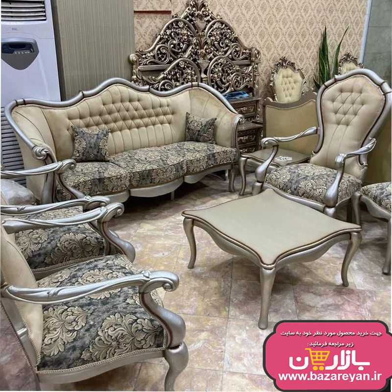 مبل کلاسیک 7 نفره مدل ویکتوریا با تخفیف ویژه
