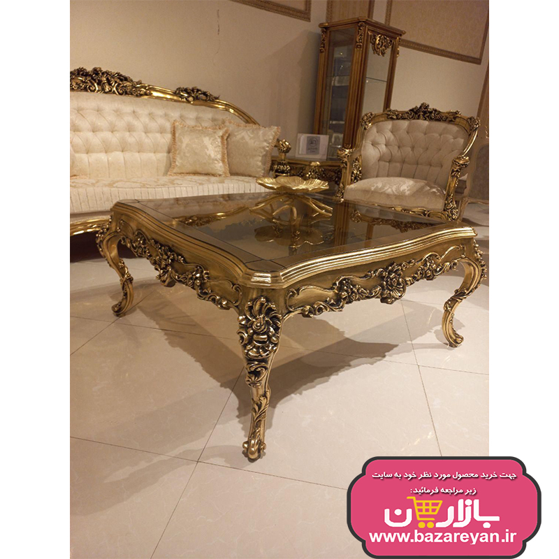 مبل کلاسیک سلطنتی 7 نفره مدل ایتالیایی سوپرراش کد 12، ارسال55 روزکاری به سراسر کشور