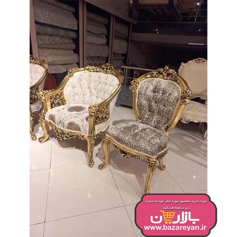 مبل کلاسیک سلطنتی 7 نفره مدل ایتالیایی سوپرراش کد 12، ارسال55 روزکاری به سراسر کشور