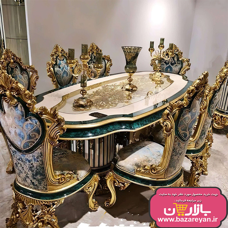 مبل سلطنتی 7 نفره کد 1155 ارسال به سراسر کشور، ارسال55 روزکاری به سراسر کشور