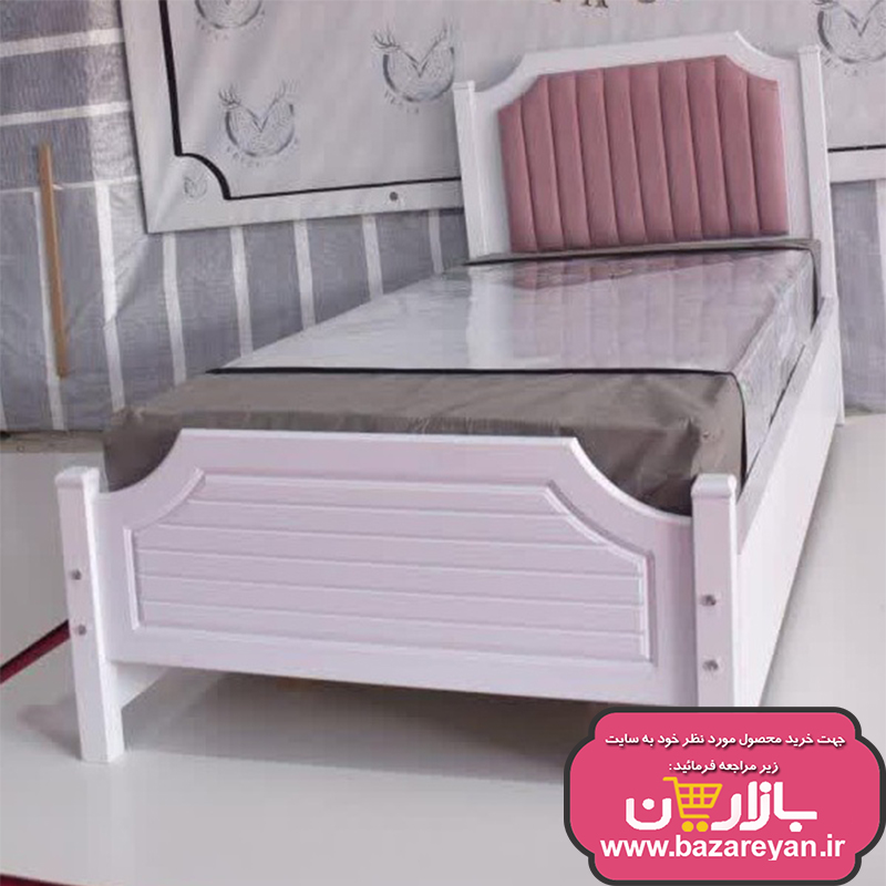 تخت خواب یک نفره کد36 سایز 90x200 سانتی متر