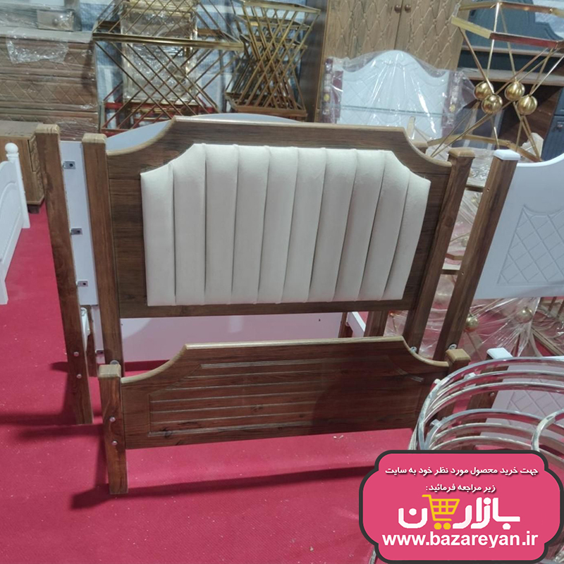 تخت خواب یک نفره کد36 سایز 90x200 سانتی متر