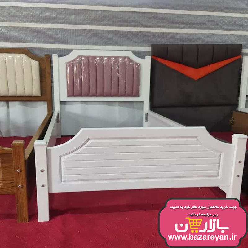 تخت خواب یک نفره کد36 سایز 90x200 سانتی متر