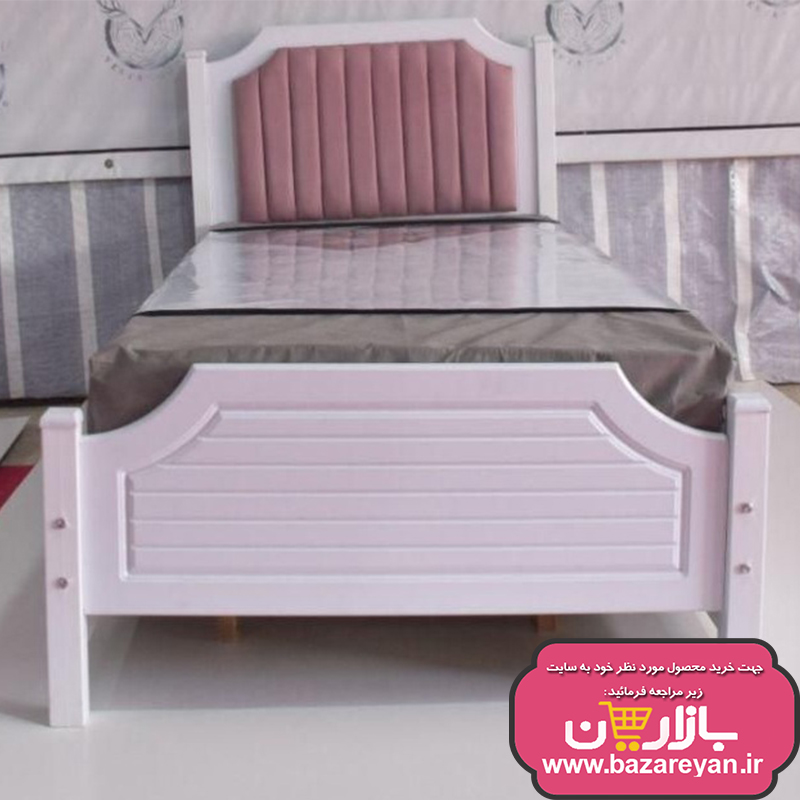 تخت خواب یک نفره کد36 سایز 90x200 سانتی متر