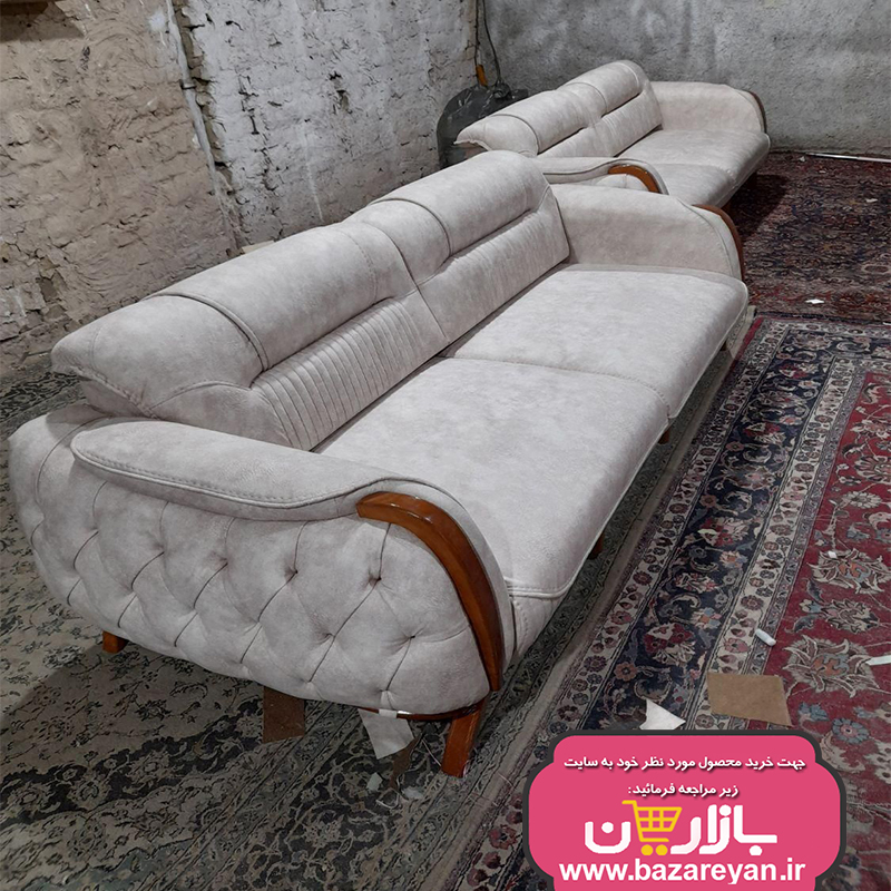 مبل هشت نفره تختخواب شو مدل لیون با تخفیف ویژه