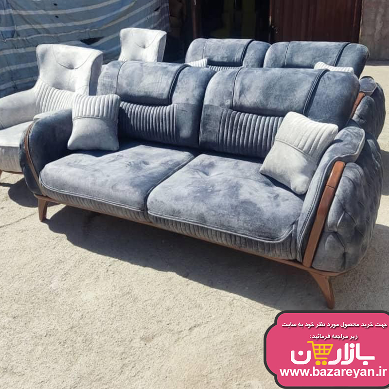 مبل هشت نفره تختخواب شو مدل لیون با تخفیف ویژه