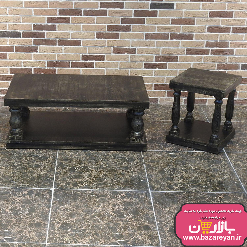 میز جلومبلی و عسلی مدل ستونی رنگبندی سفارشی ارسال به سراسر کشور