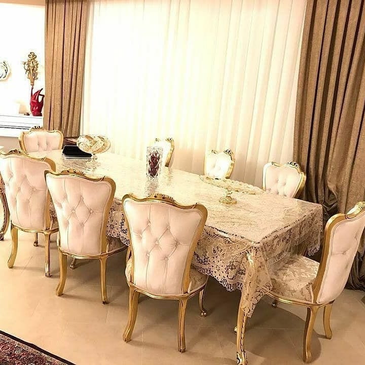 نهارخوری 8 نفره ست مبل زمرد با تخفیف ویژه