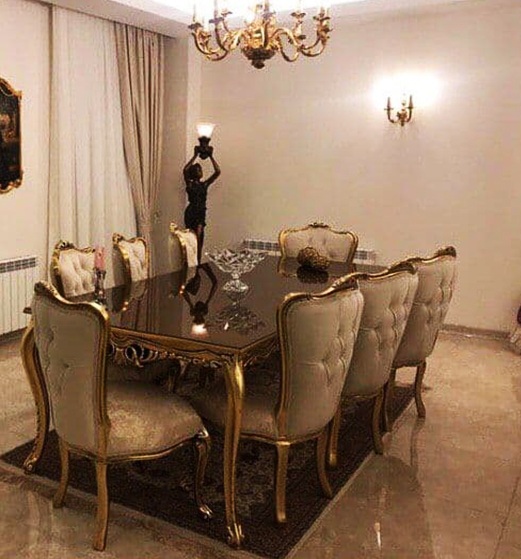 نهارخوری 8 نفره ست مبل زمرد با تخفیف ویژه