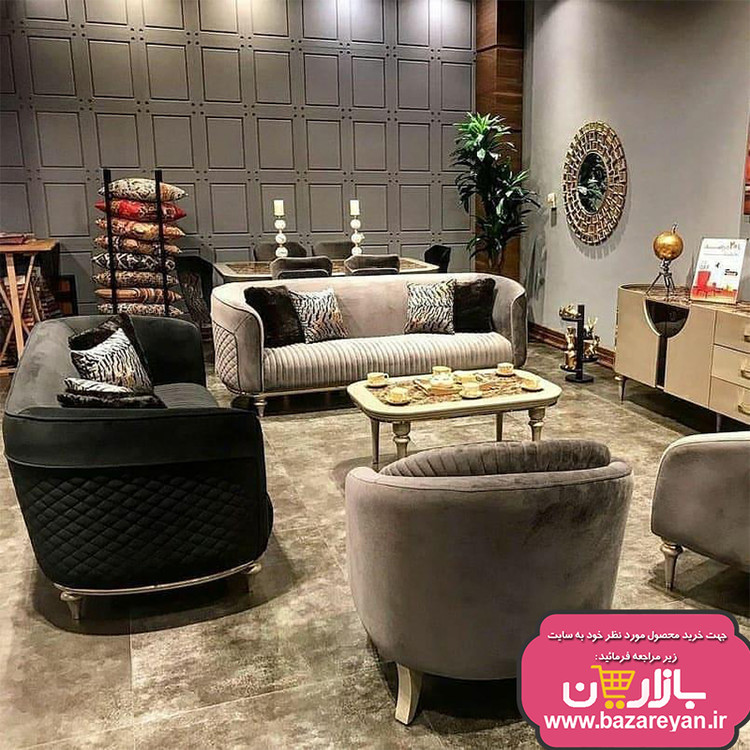 مبل راحتی7 نفره مدل دیانا رنگبندی سفارشی با تخفیف ویژه