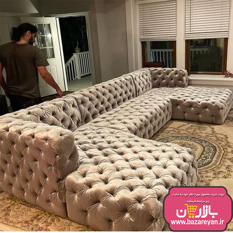 مبل راحتی ال چستر یو مدل مکعبی مادرید