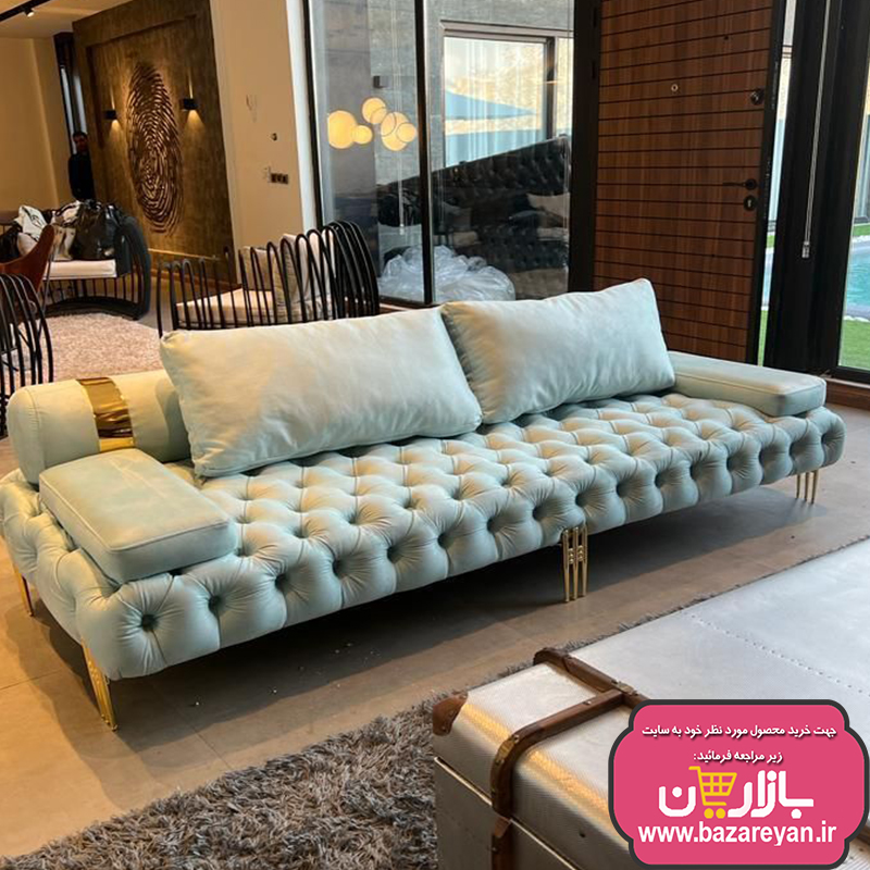 مبل راحتی پشت گرد کد 149 چستر + کف لمسه