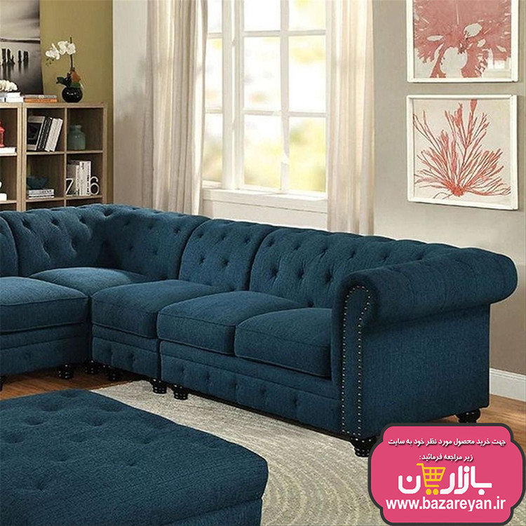 مبل ال 7نفره چستر انگلیشی ارسال به سراسر کشور