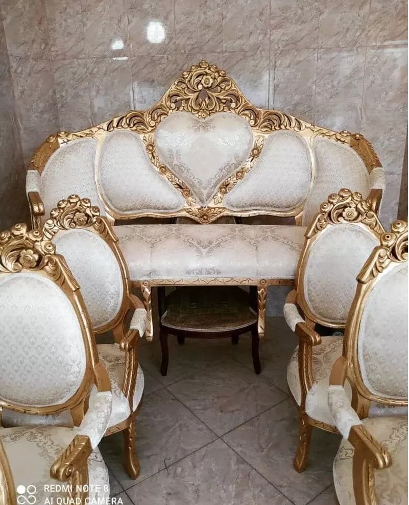 مبل کلاسیک 9 نفره مدل پارس کد25 + جلومبلی و عسلی با تخفیف ویژه