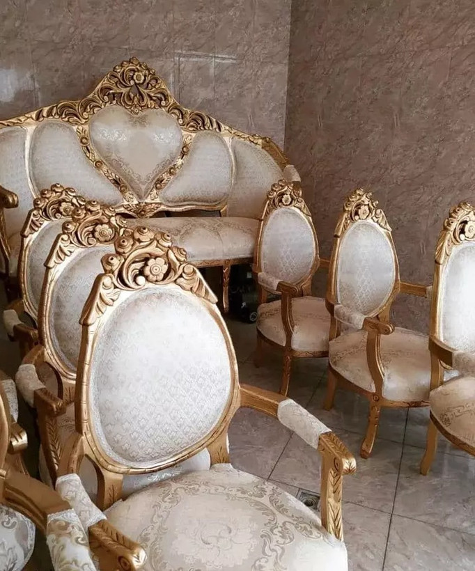 مبل کلاسیک 9 نفره مدل پارس کد25 + جلومبلی و عسلی با تخفیف ویژه
