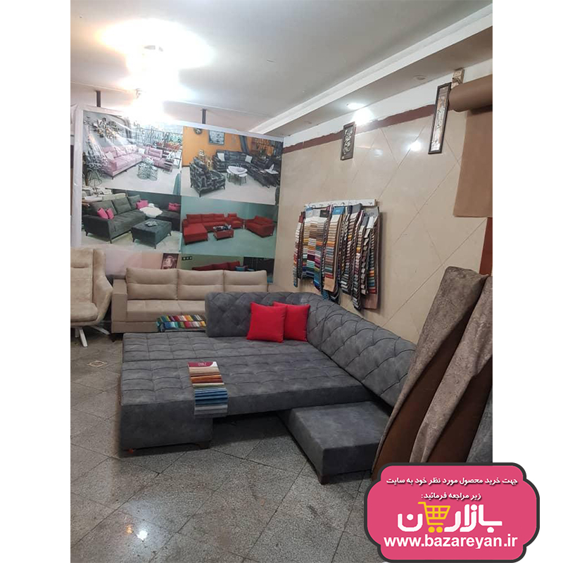 مبل ال 6نفره چستر تختشو کد 02 رنگبندی نامحدود با تخفیف ویژه