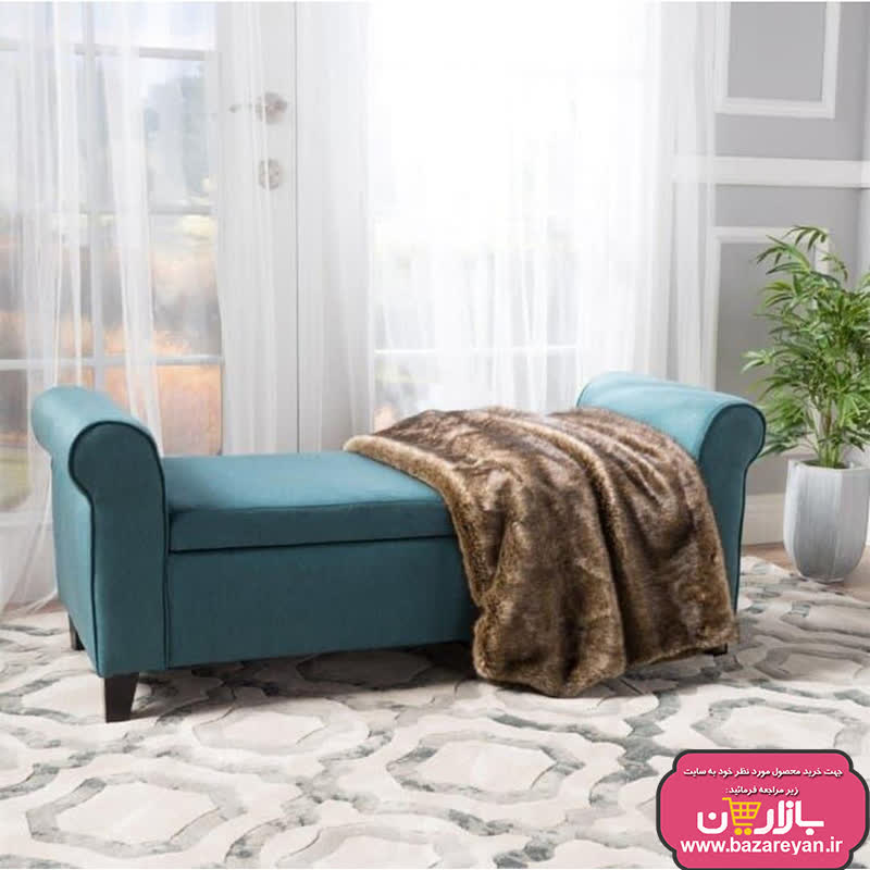 پاف نیمکتی بدون باکس دسته دار کد3210