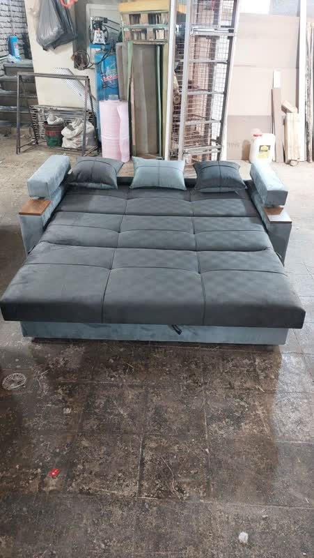 مبل تخت خواب شو تمام طبی کشو دار2 نفره کد 5693