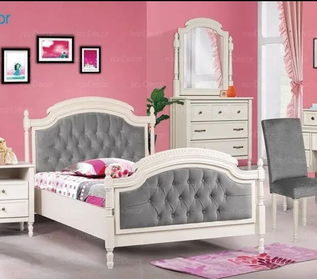تخت خواب یک و نیم نفره مدل ماهور سایز 120x200 سانتیمتر