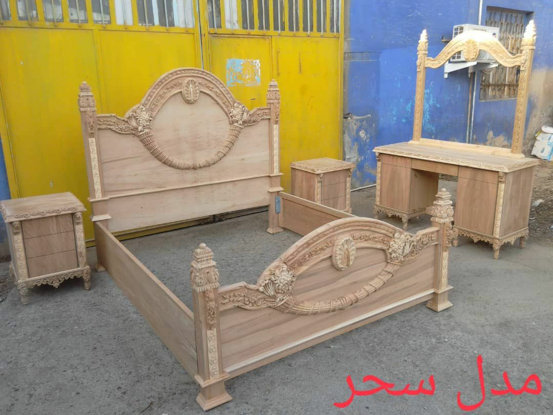 سرویس خواب 2نفره کلاسیک مدل سحر با کفی جکدار