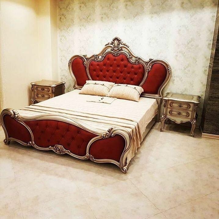سرویس خواب 2نفره کلاسیک کد 61 با کفی جکدار