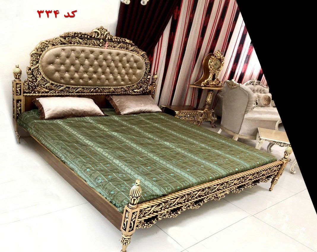 سرویس خواب 2نفره کلاسیک کد 234 با کفی جکدار
