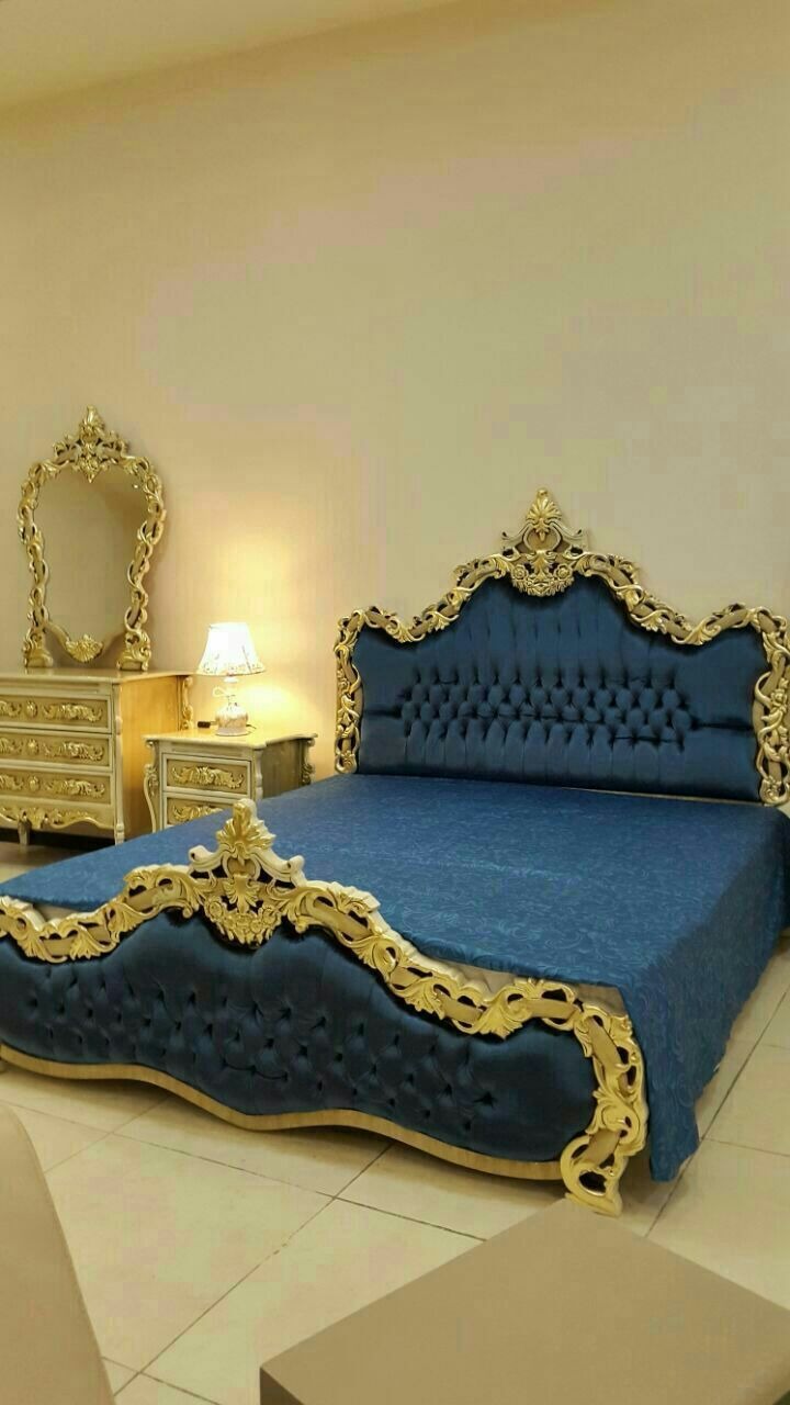 سرویس خواب 2نفره کلاسیک کد 222 با کفی جکدار
