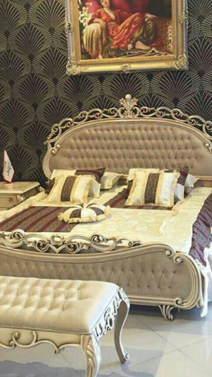 سرویس خواب 2نفره کلاسیک کد 368 با کفی جکدار