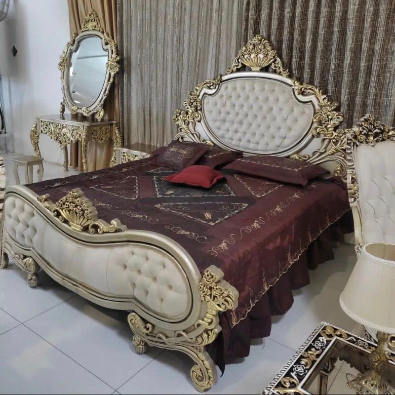 سرویس خواب 2نفره کلاسیک کد 369 با کفی جکدار
