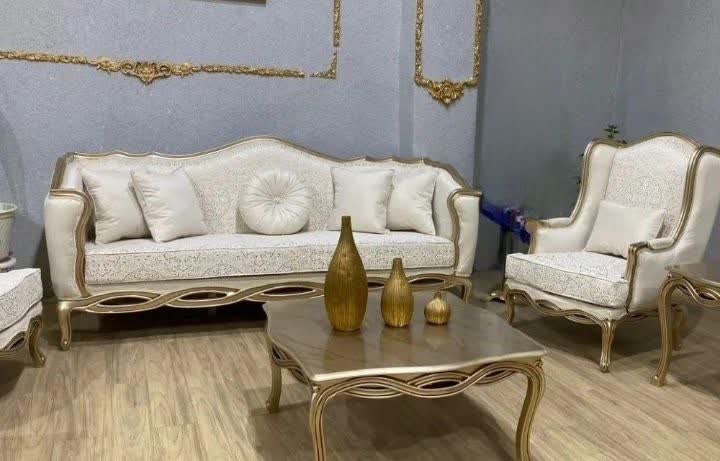 مبل کلاسیک 8نفره فرانسوی مدل طنابی