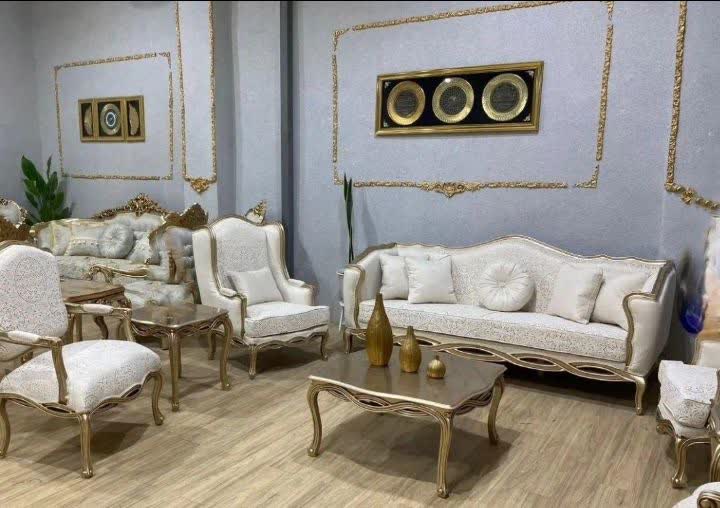 مبل کلاسیک 8نفره فرانسوی مدل طنابی
