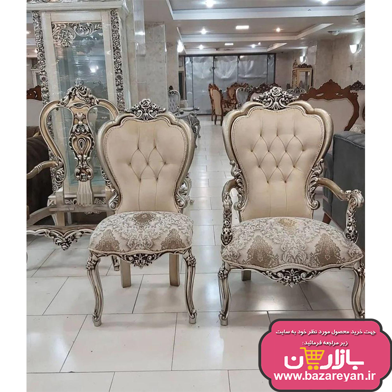مبل کلاسیک 9 نفره مدل اشرافی رنگبندی به سلیقه مشتری