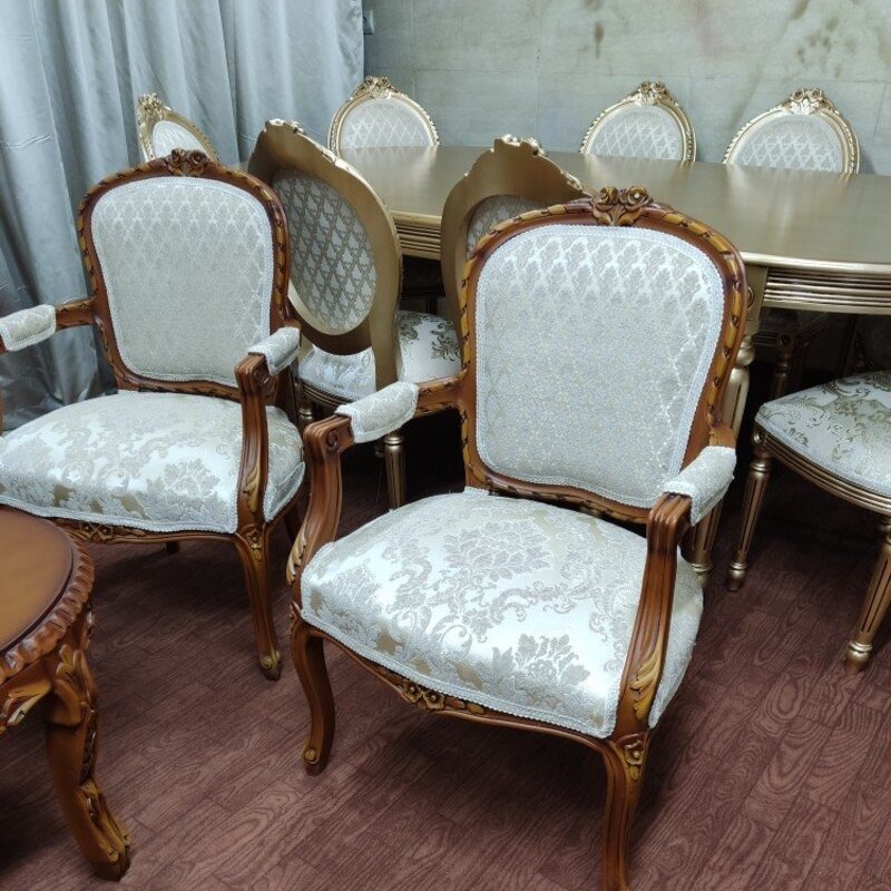 مبل کلاسیک 9 نفره چوب گردو کد 8791 ارسال به سراسر کشور