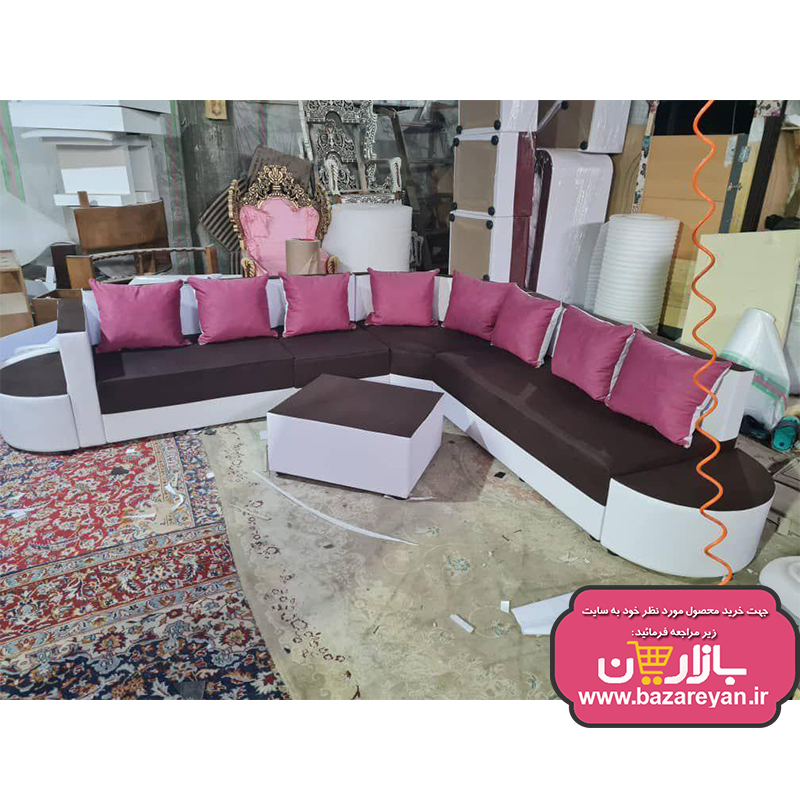 مبل ال 6نفره کمجا کد 08 رنگبندی نامحدود