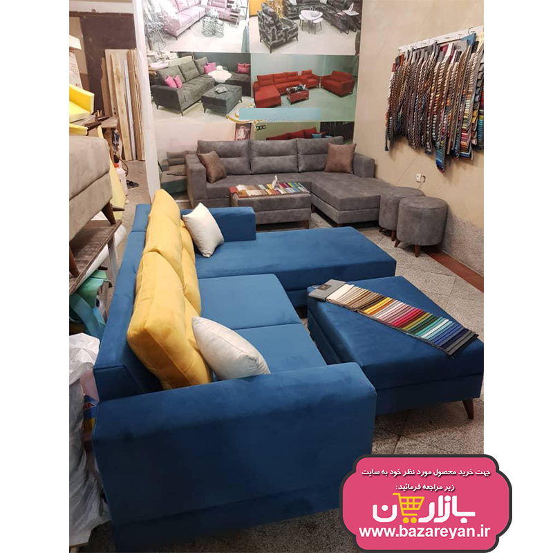 مبل ال 6نفره کمجا کد 07 رنگبندی نامحدود