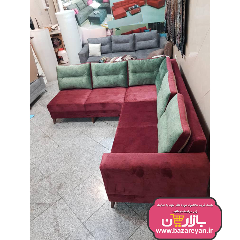 مبل ال 6نفره کمجا کد 07 رنگبندی نامحدود