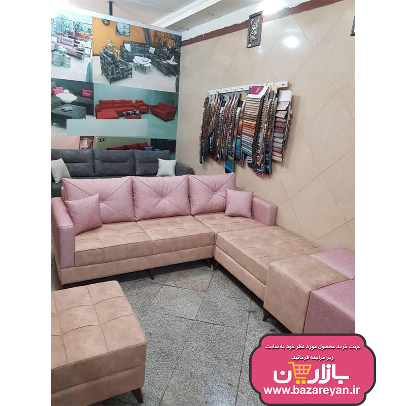مبل ال 6نفره کمجا کد 05 رنگبندی نامحدود