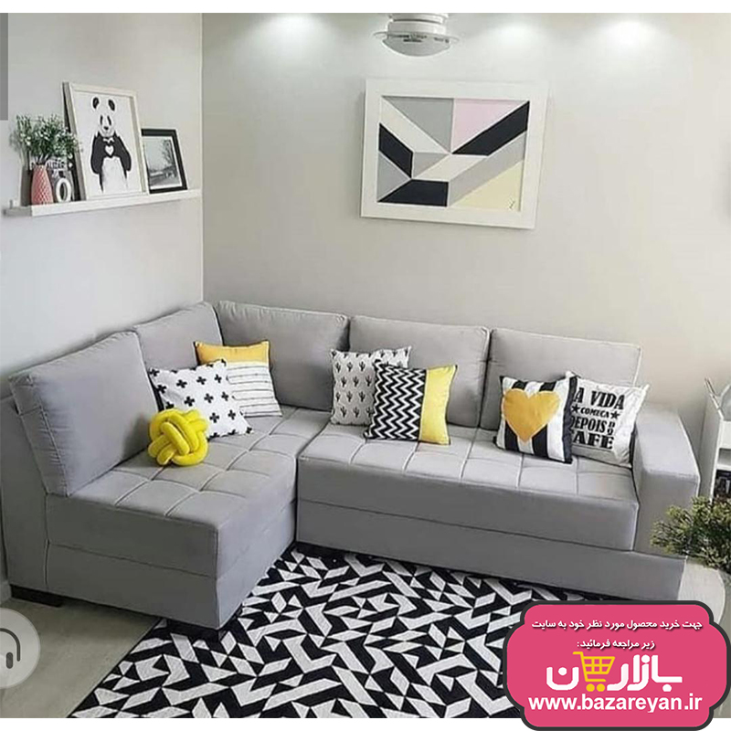 مبل ال 6نفره کمجا کد 04 رنگبندی نامحدود