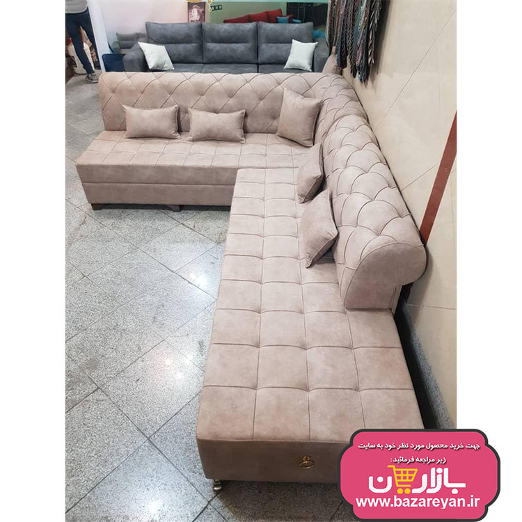 مبل ال 6نفره چستر تختشو کد 03 رنگبندی نامحدود