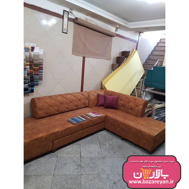 مبل ال 6نفره چستر تختشو کد 03 رنگبندی نامحدود