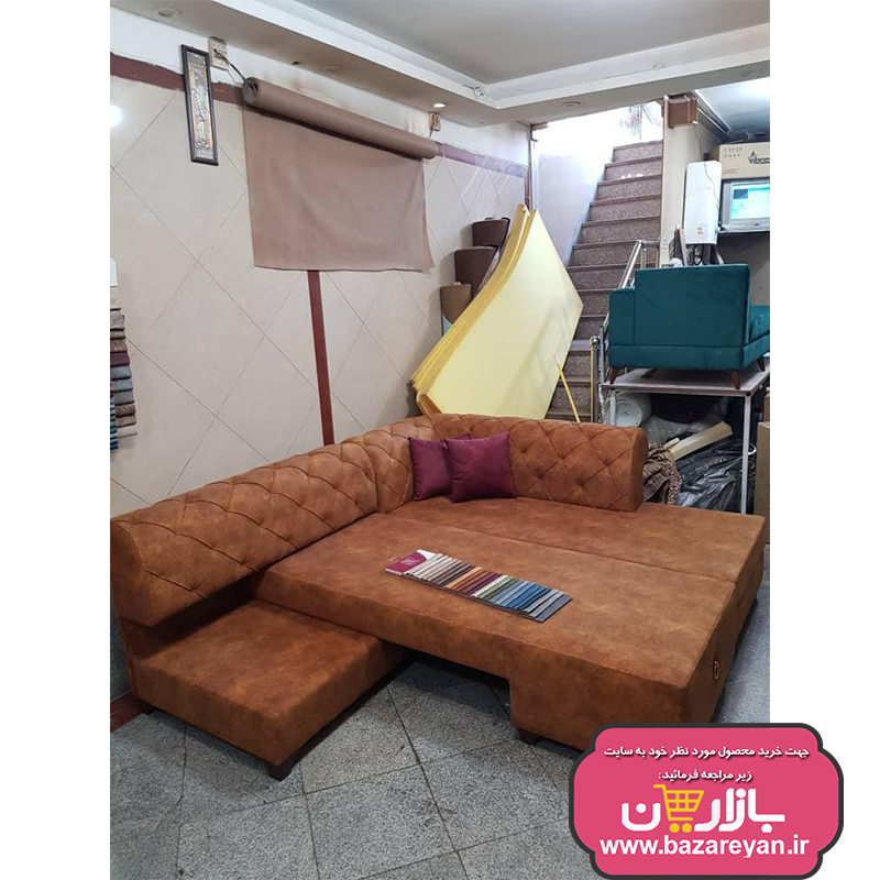 مبل ال 6نفره چستر تختشو کد 03 رنگبندی نامحدود