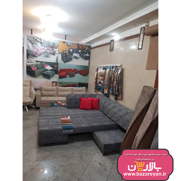 مبل ال 6نفره چستر تختشو کد 02 رنگبندی نامحدود