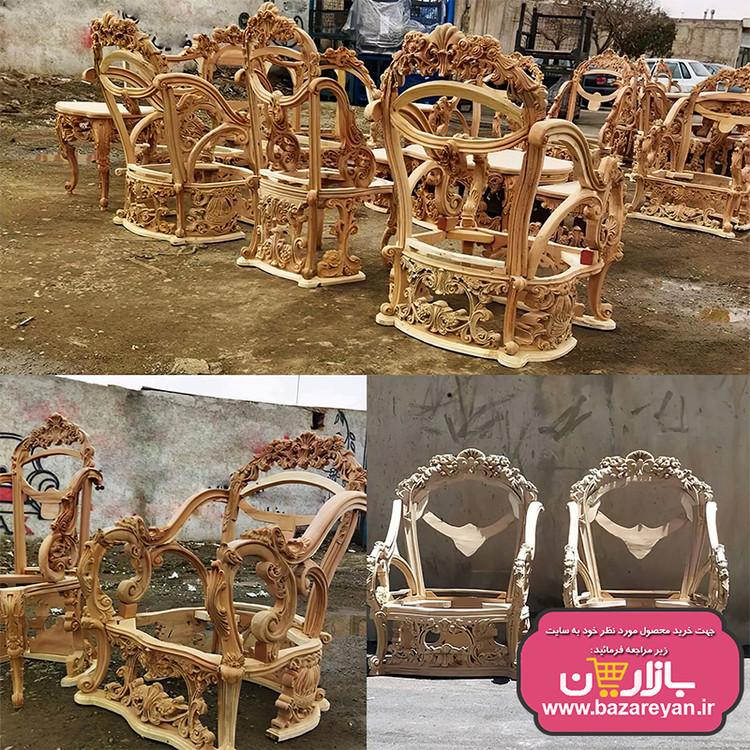 مبل سلطنتی 7 نفره کد 70 ، ارسال55 روزکاری به سراسر کشور