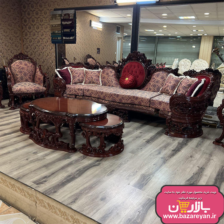 مبل سلطنتی 9 نفره کد 69 ، ارسال55 روزکاری به سراسر کشور