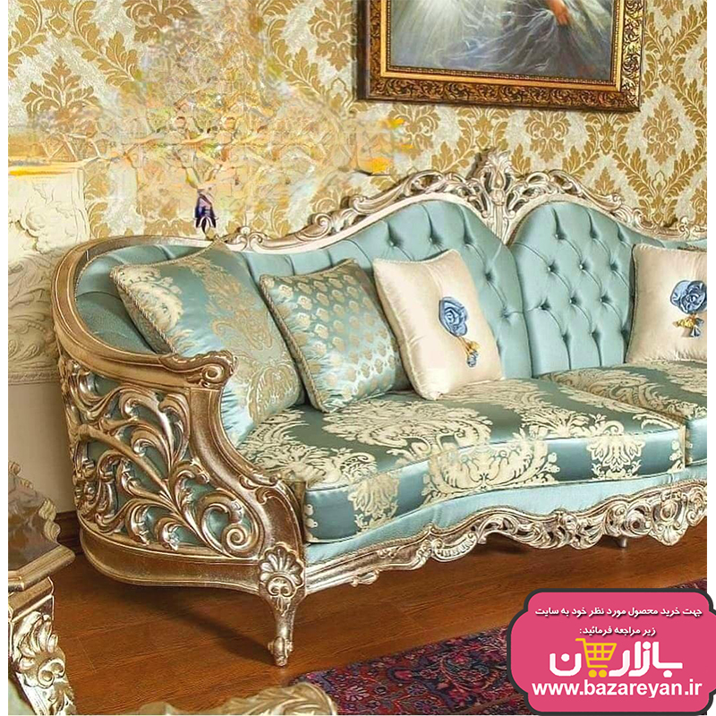 فروش اقساطی مبل سلطنتی 7 نفره کد 67 ، ارسال55 روزکاری به سراسر کشور