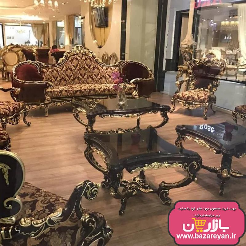 فروش اقساطی مبل سلطنتی 7 نفره کد 66 ، ارسال55 روزکاری به سراسر کشور