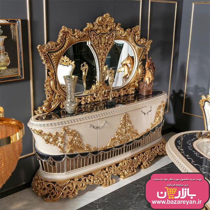 فروش اقساطی مبل سلطنتی 9 نفره کد 1155، ارسال55 روزکاری به سراسر کشور
