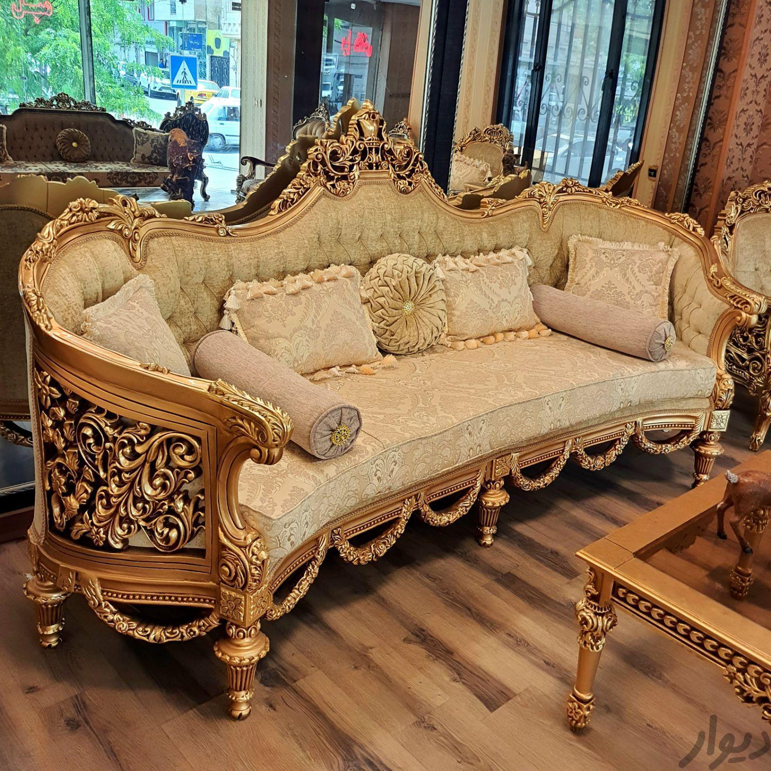فروش اقساطی مبل کلاسیک سلطنتی 9 نفره کد 63 ، ارسال55 روزکاری به سراسر کشور