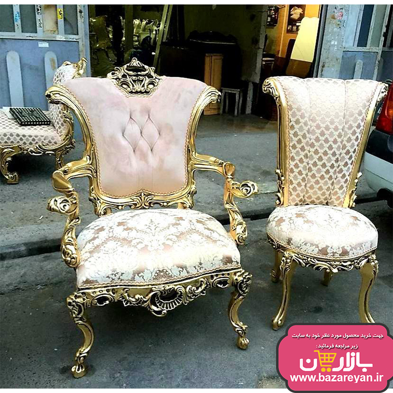 مبل کلاسیک سلطنتی 7 نفره کد 61، ارسال55 روزکاری به سراسر کشور